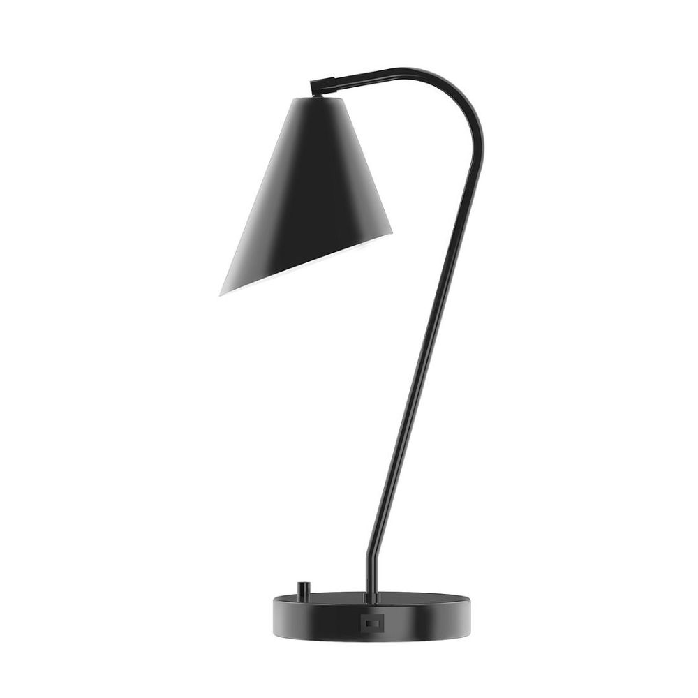 Montclair Lightworks TLC415-41 23" J-Series Table Lamp Black Finish